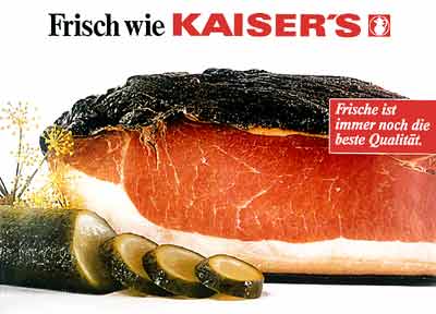Plakat: Frisch wie Kaiser's