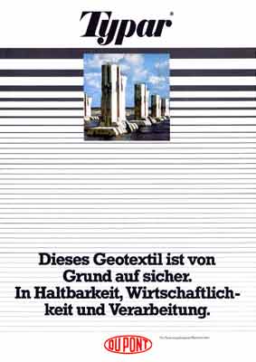 Prospekt: Typar Geotextil