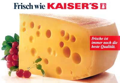 Plakat: Frisch wie Kaiser's